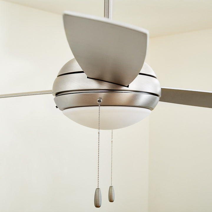 EXPO 60" 3-Blade Satin Nickel LED Ceiling Fan