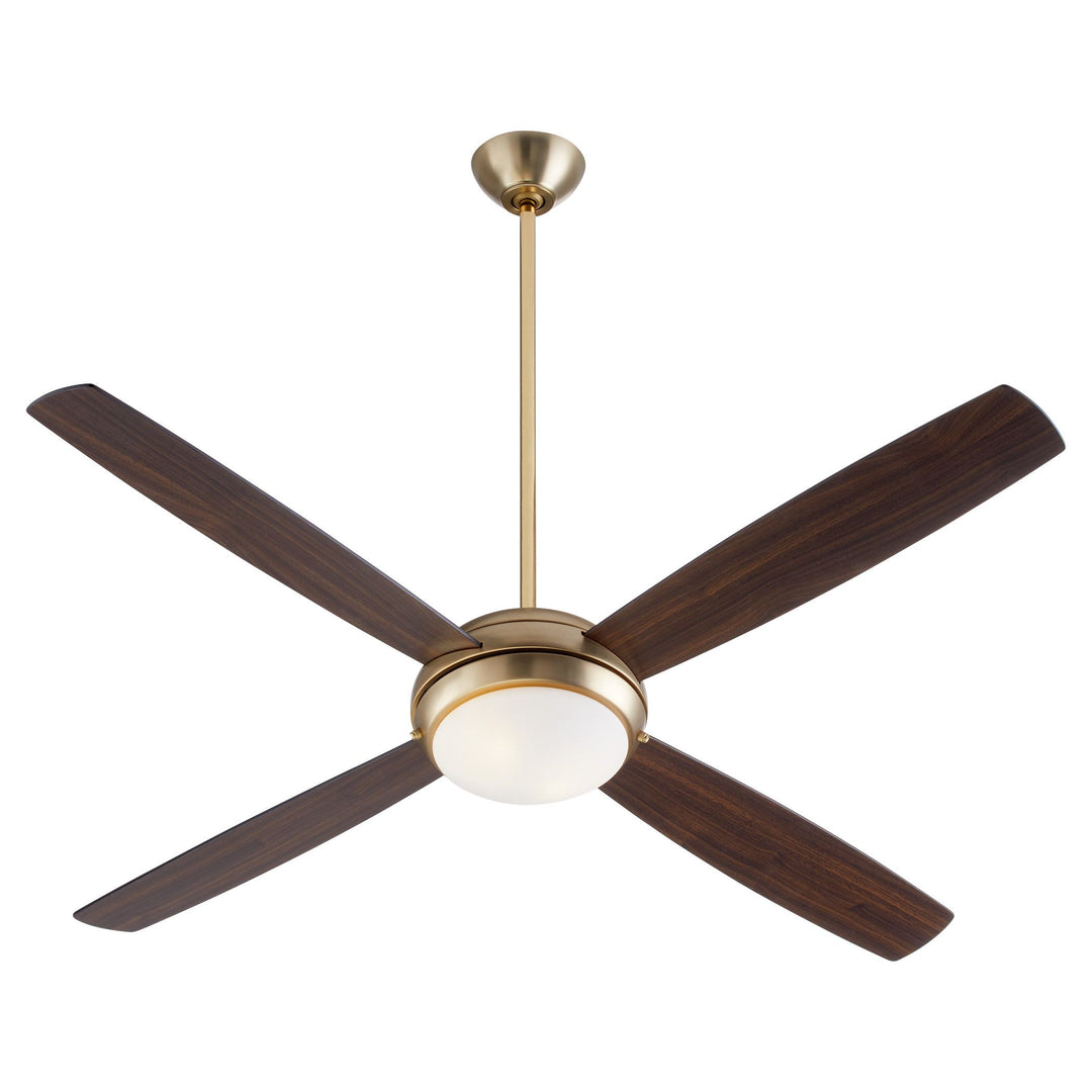 EXPO 60" 4 Blade LED Light Fan - Aged Brass