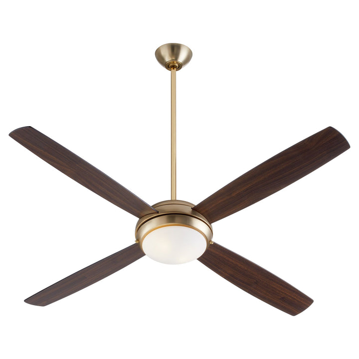 EXPO 60" 4 Blade LED Light Fan - Aged Brass