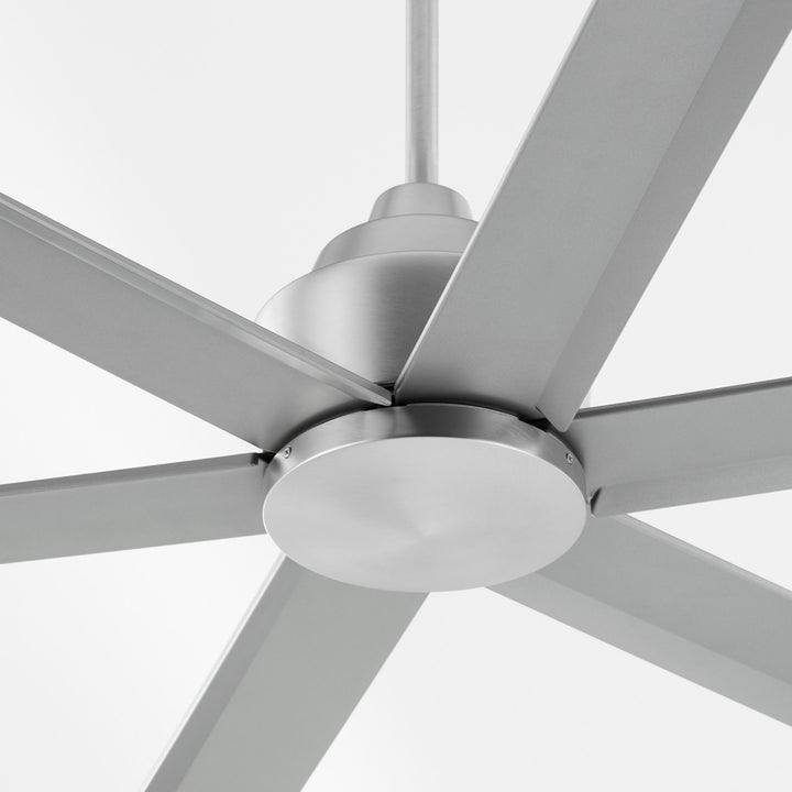 TITUS 65” 6 Blade Fan - Satin Nickel