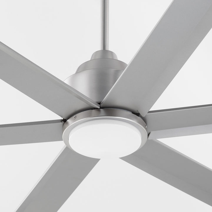 TITUS 65” 6 Blade Fan - Satin Nickel