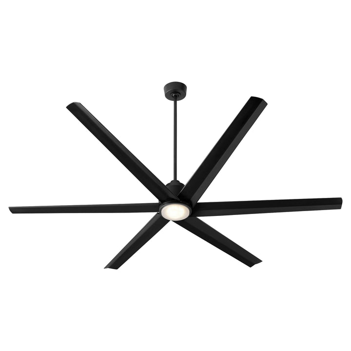 TITUS 80" 6-Blade Matte Black Ceiling Fan