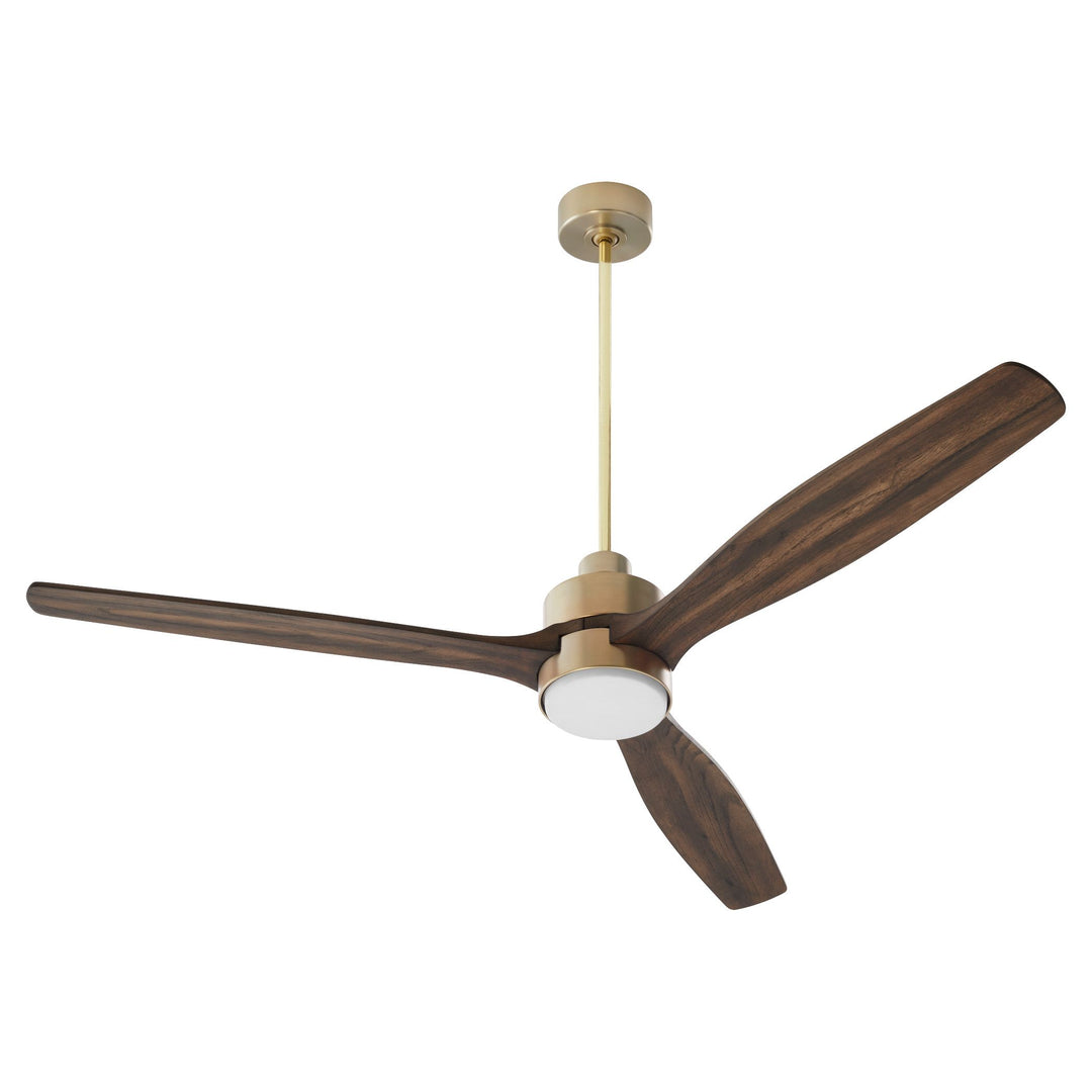 RENI 65" 3 Blade Fan - Aged Brass