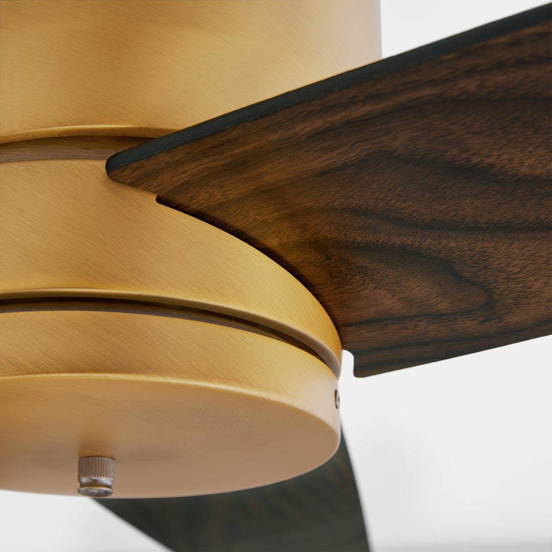 BANZAI 52" 3 Blade Hugger - Brushed Brass