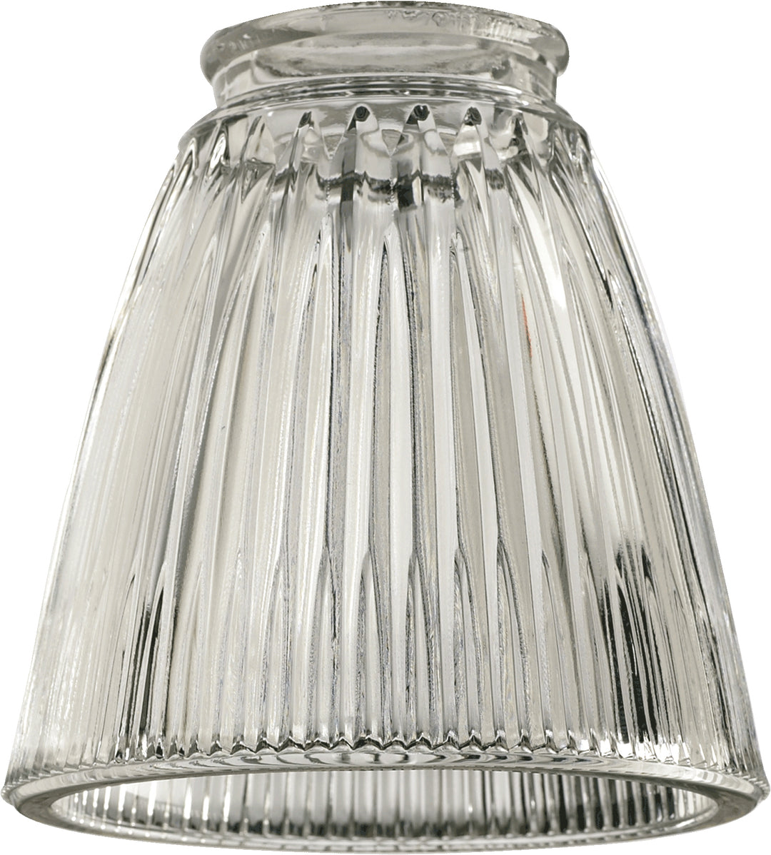 2.25" CLEAR RIBBED BELL