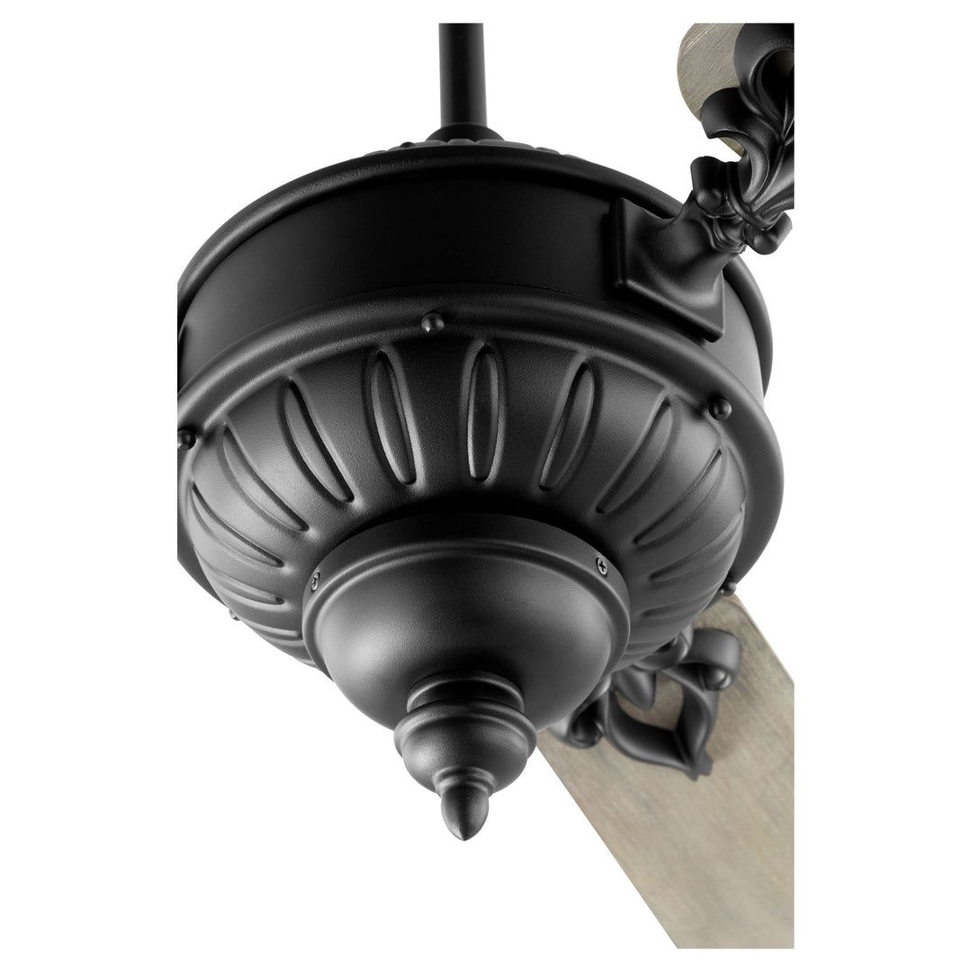 Brewster 60" 3 Blade Black Ceiling Fan - Textured Black