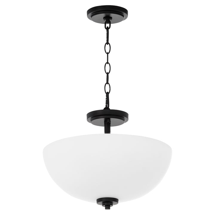 ADAMS 15" Satin Opal Dual Mount - Matte Black