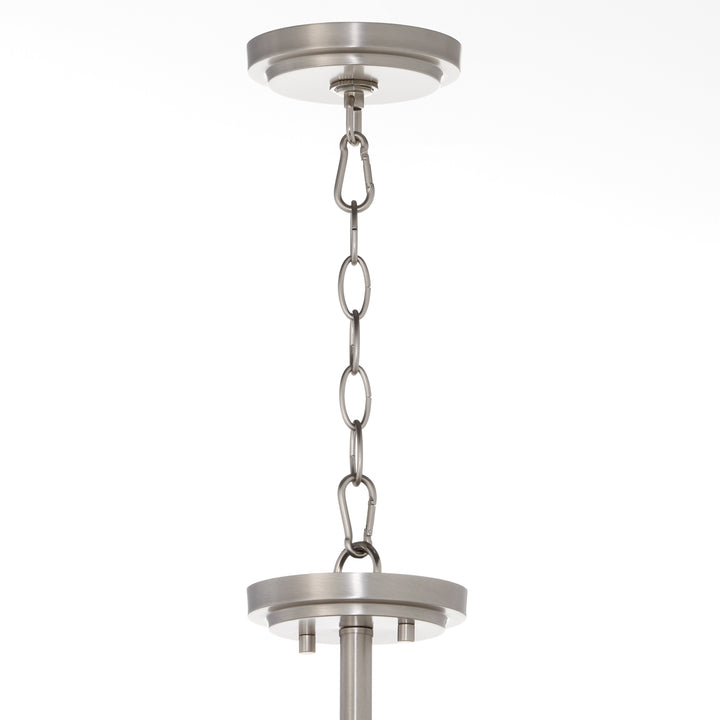 ADAMS 15" Satin Opal Dual Mount -  Satin Nickel