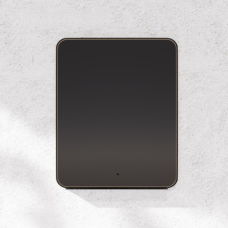 AVIOR 48"x36" Lighted Mirror - Black