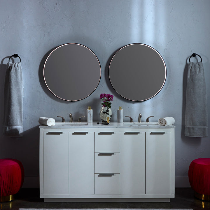 AVIOR 36" Lighted Mirror - Black