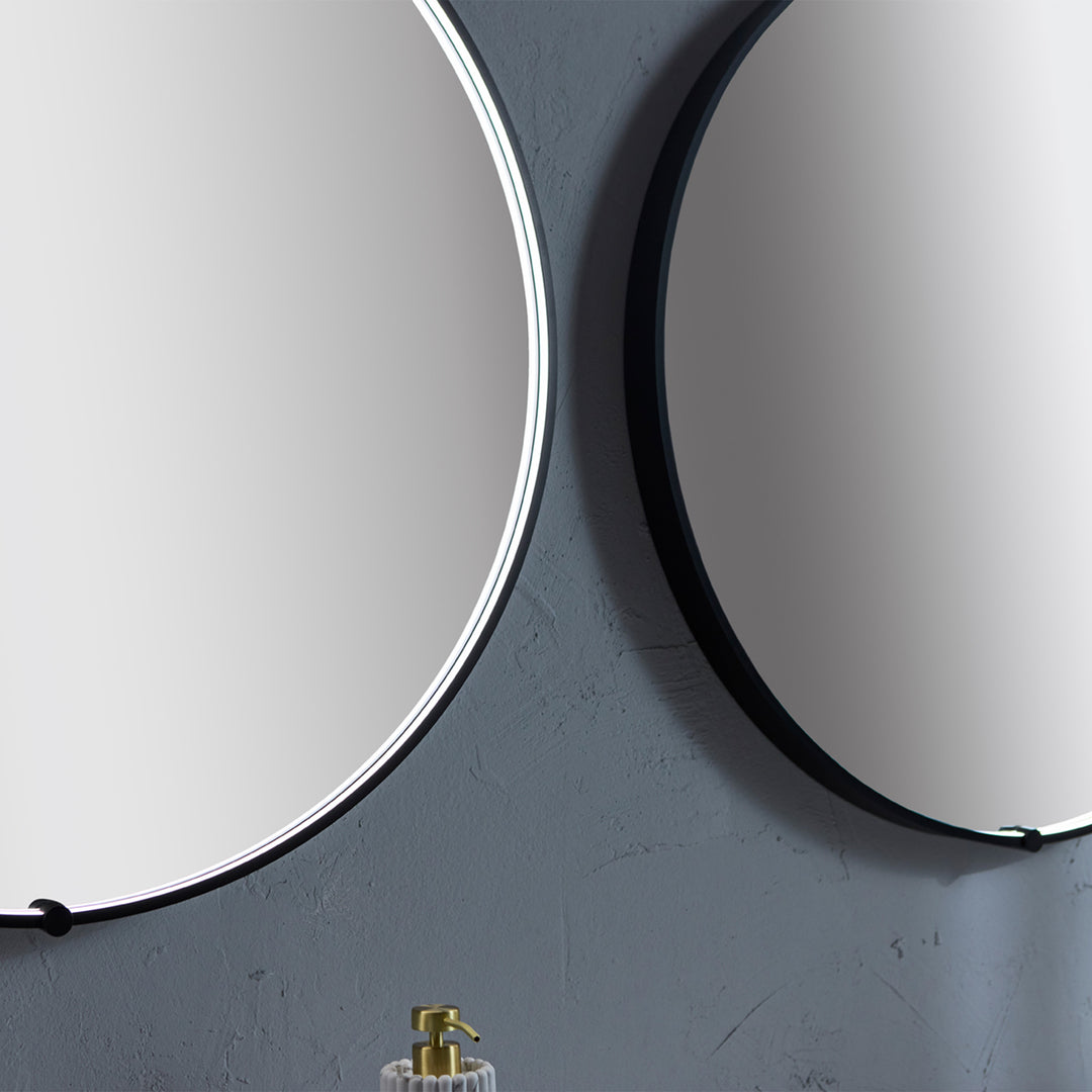 AVIOR 36" Lighted Mirror - Black