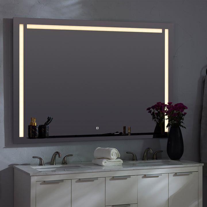 SKYLIGHT 48"x36" Lighted Mirror - Black