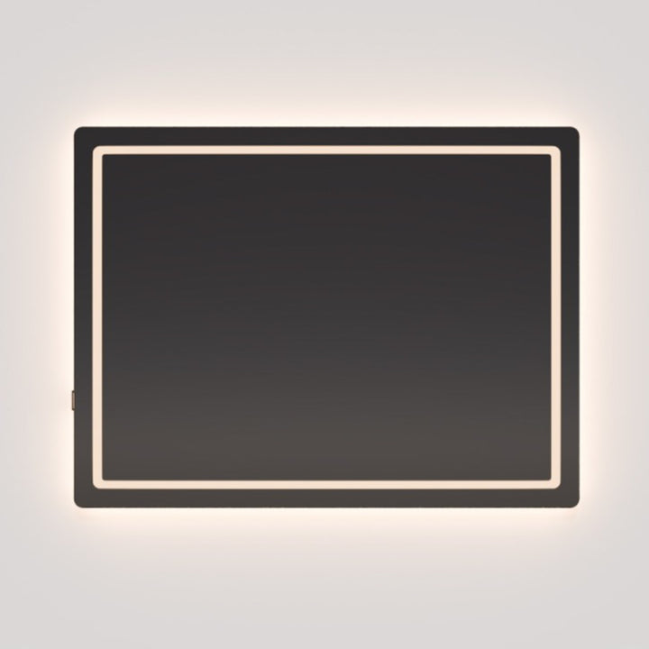 COMPACT 48"x48" Lighted Mirror - Black