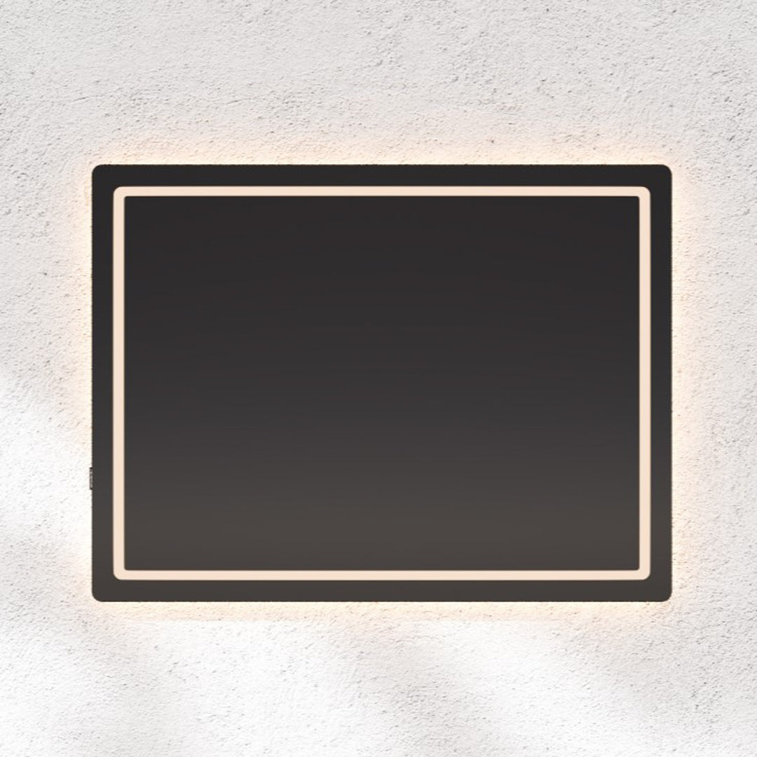 COMPACT 48"x48" Lighted Mirror - Black