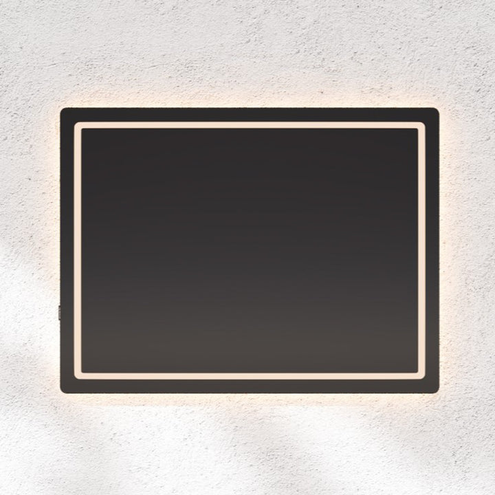 COMPACT 48"x48" Lighted Mirror - Black