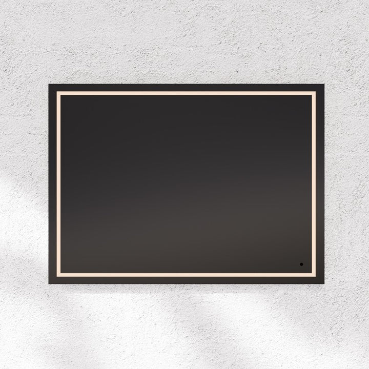 TRACK 18"x24" Lighted Mirror - Black