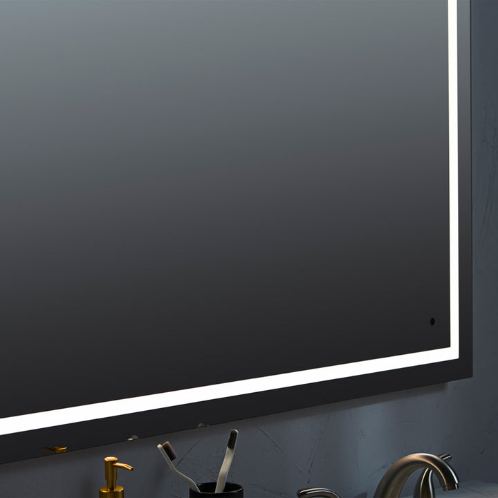 TRACK 24"x36" Lighted Mirror - Black
