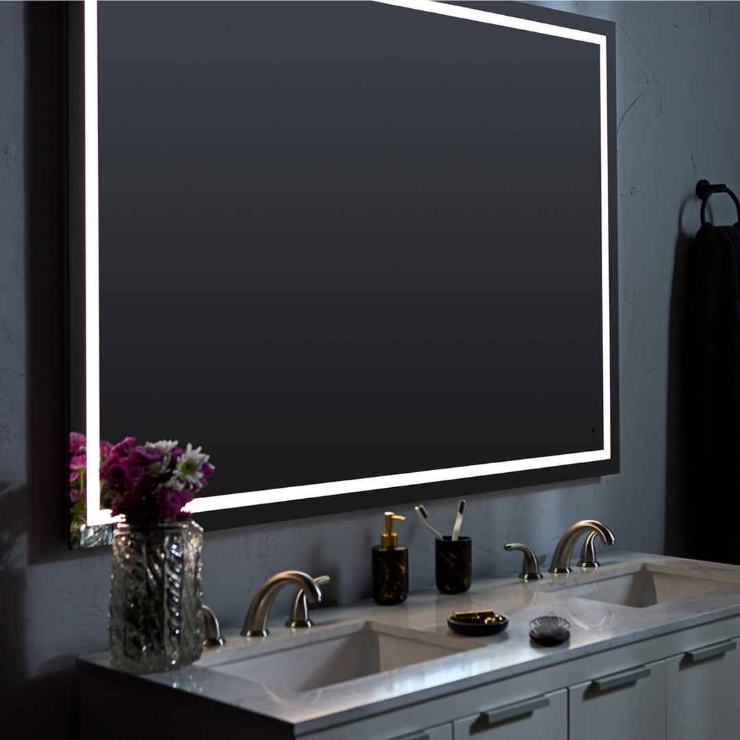 TRACK 24"x36" Lighted Mirror - Black
