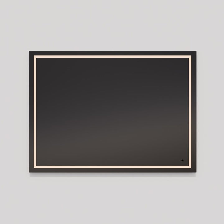 TRACK 36"x24" Lighted Mirror - Black