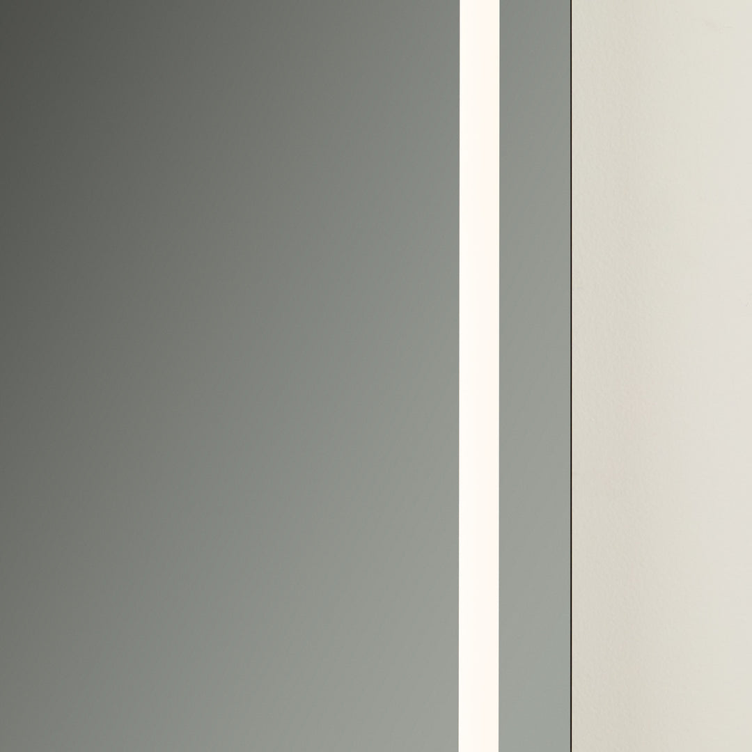 TRACK 36"x36" Lighted Mirror - Black