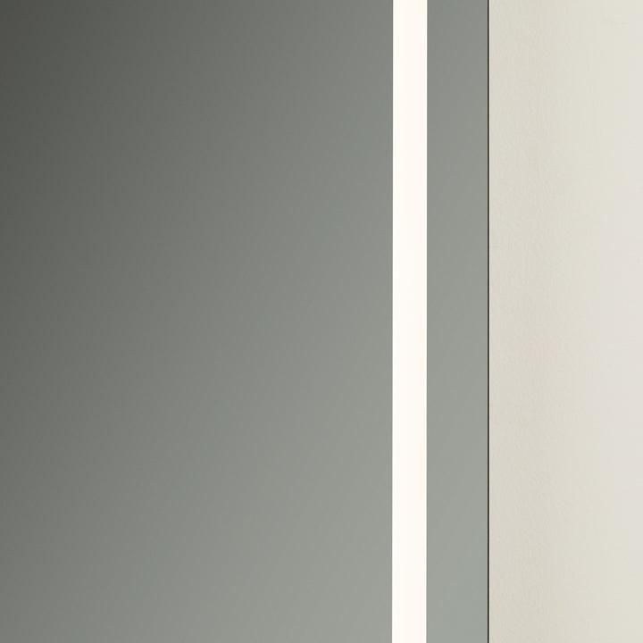 TRACK 36"x36" Lighted Mirror - Black