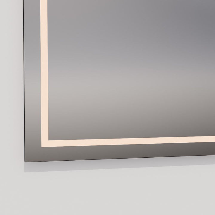TRACK 36"x36" Lighted Mirror - Black