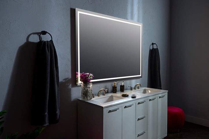 TRACK 48"x36" Lighted Mirror - Black