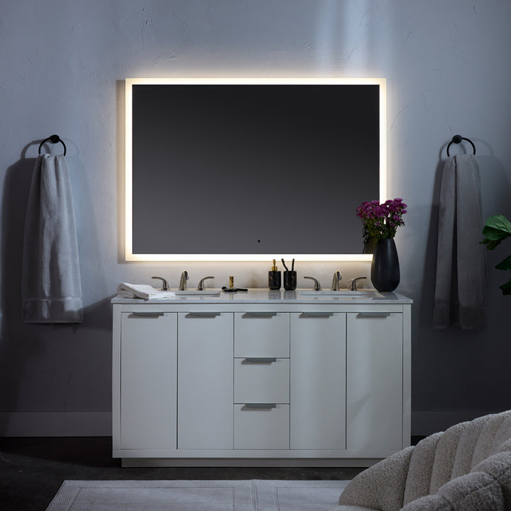 STARLIGHT 36"x24" Lighted Mirror - Black