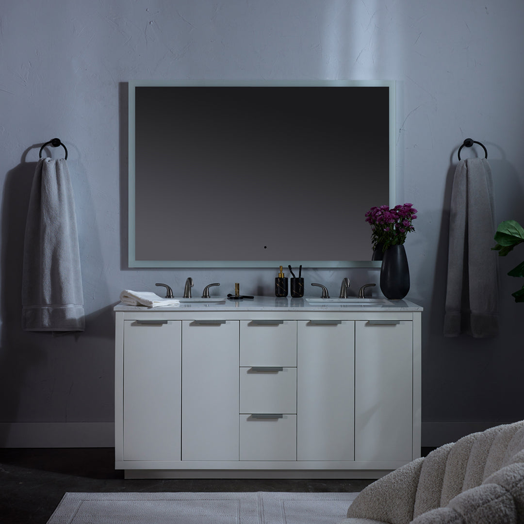 STARLIGHT 48"x36" Lighted Mirror - Black