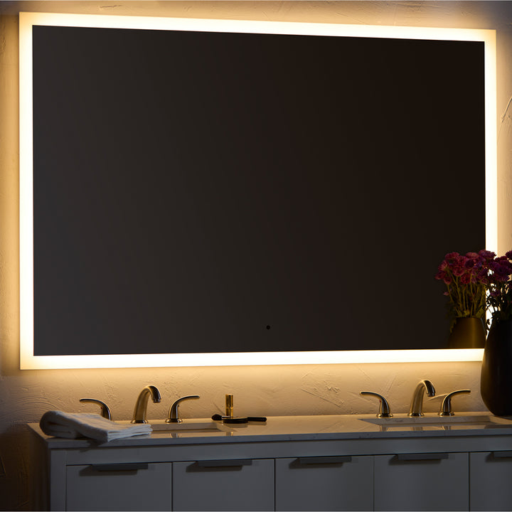 STARLIGHT 48"x36" Lighted Mirror - Black