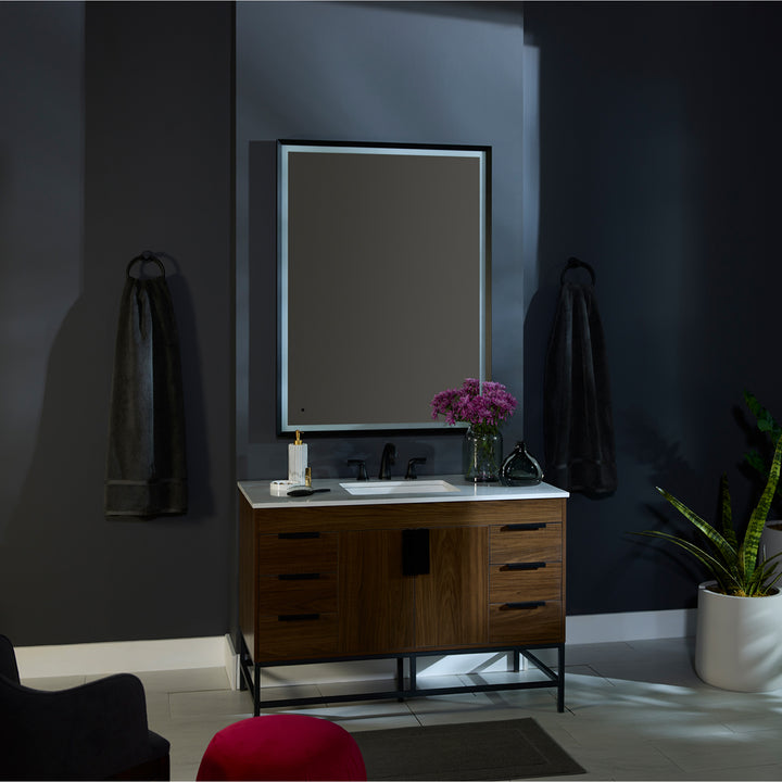 DUSK 24"x36" Lighted Mirror - Black