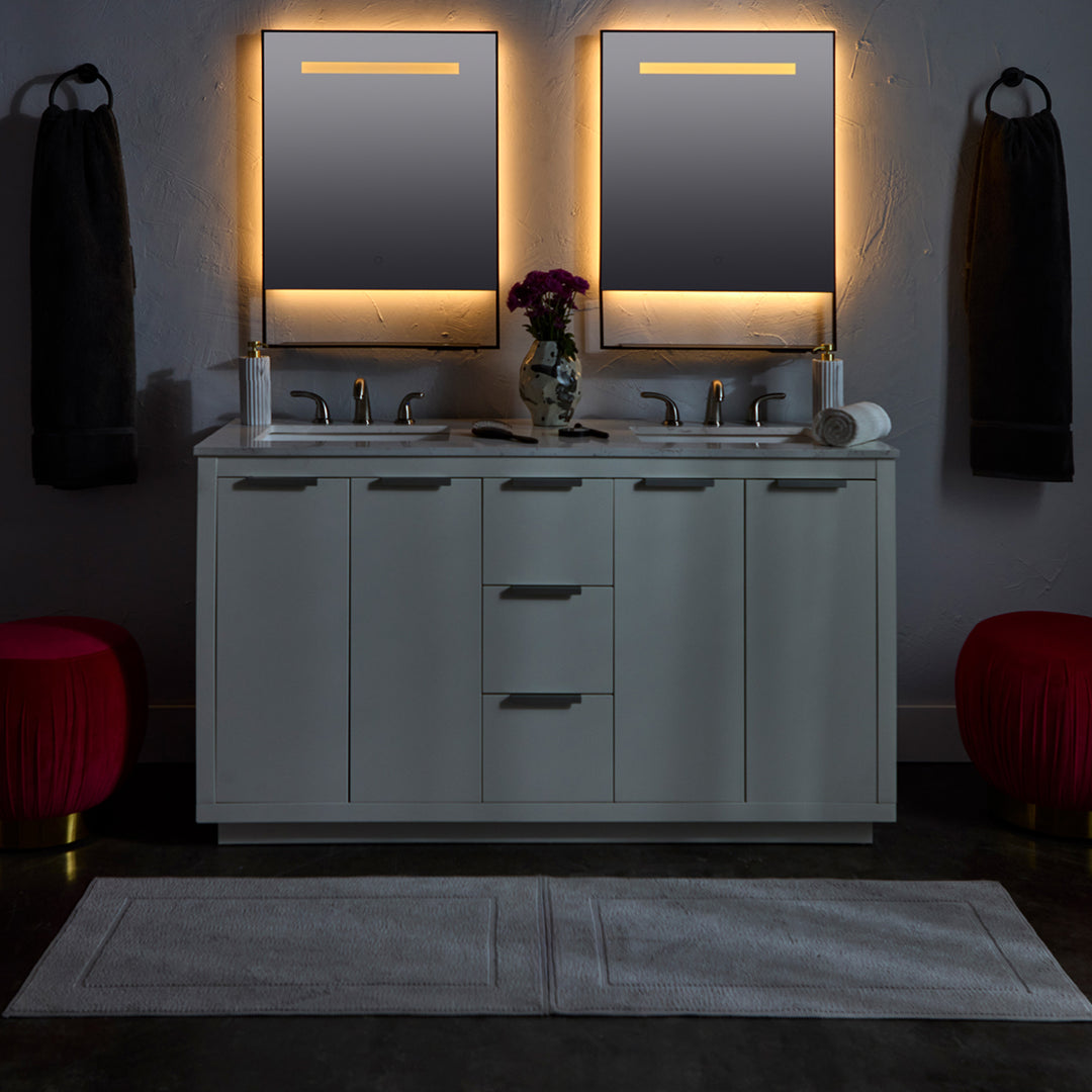 CASTORE 20"x32" Lighted Mirror - Black