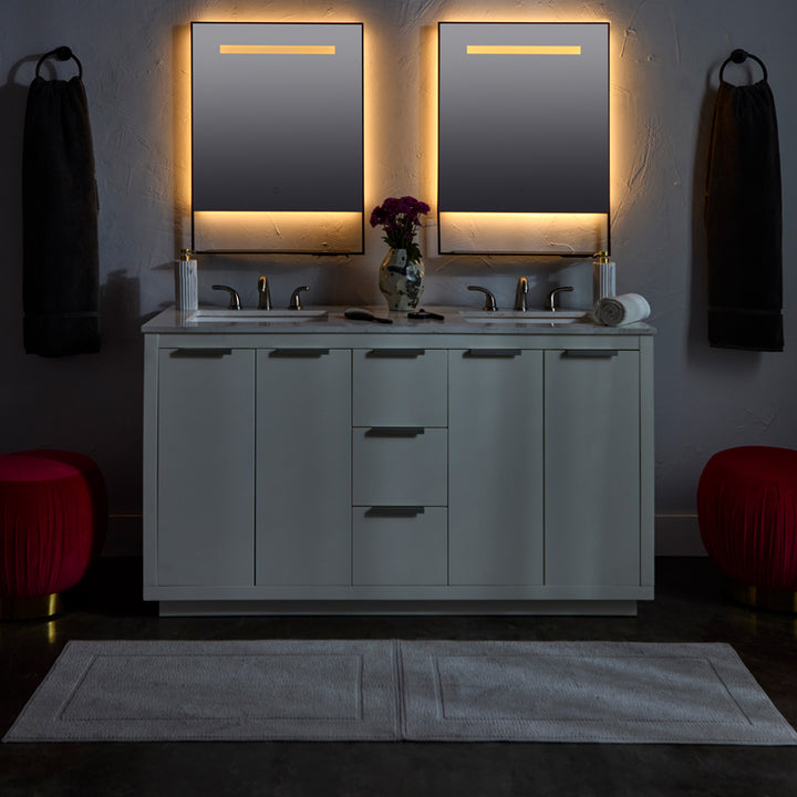 CASTORE 20"x32" Lighted Mirror - Black