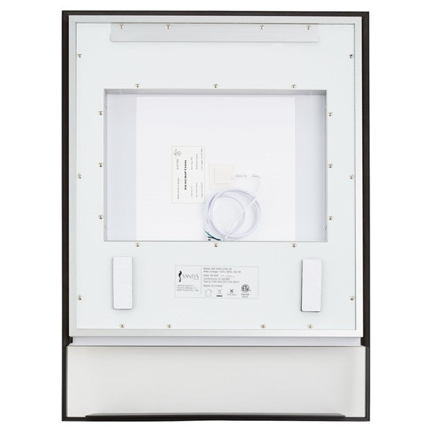 CASTORE 24"x32" Lighted Mirror - Black
