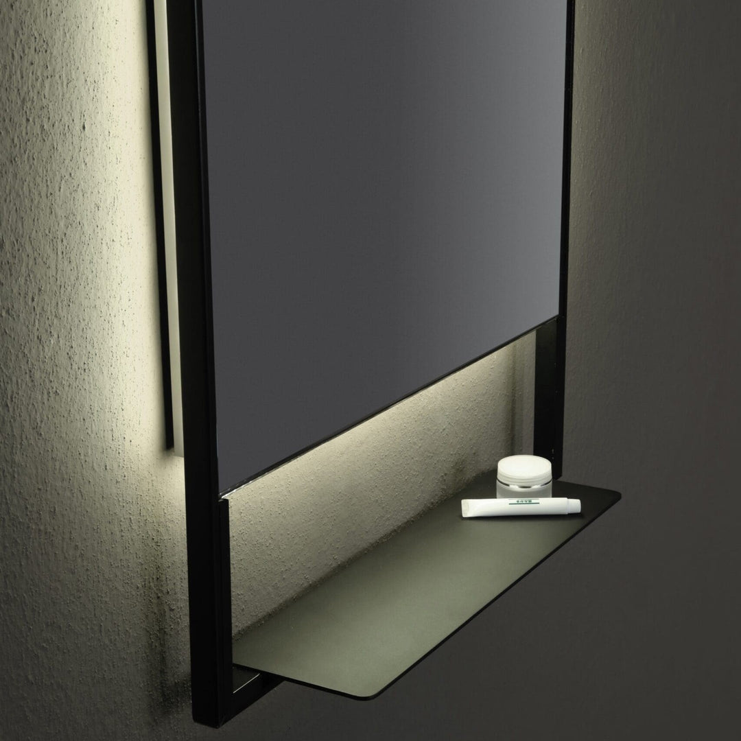 CASTORE 32"x32" Lighted Mirror - Black