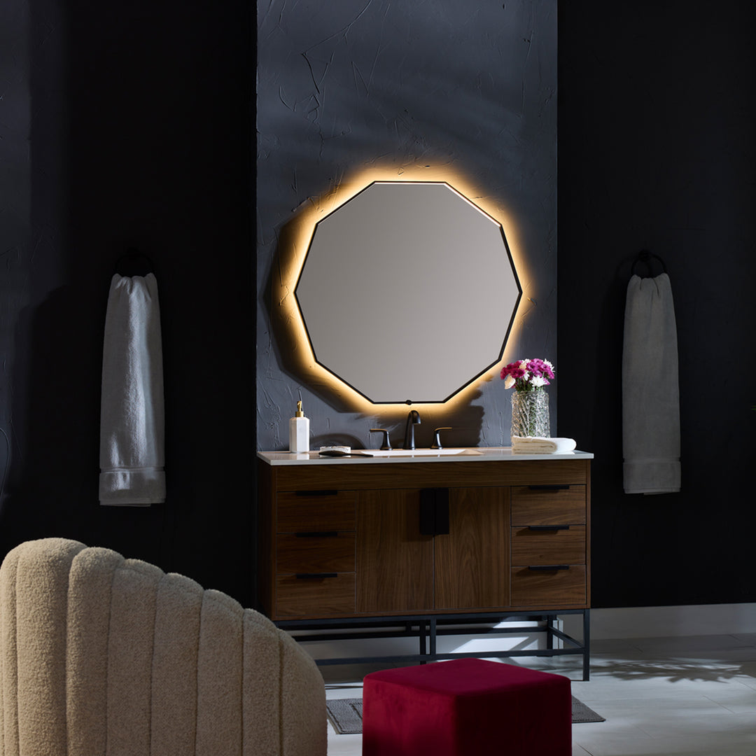 DECA 30" Lighted Mirror - Black