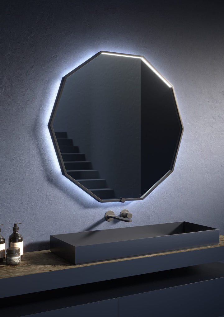 DECA 30" Lighted Mirror - Black