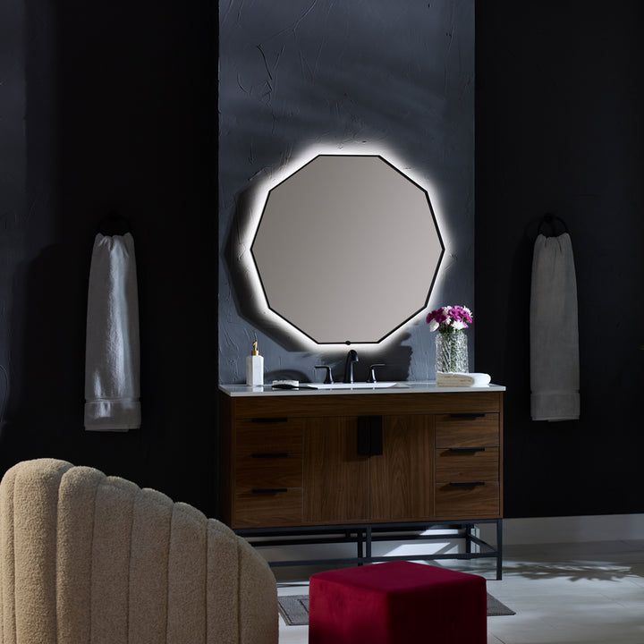 DECA 48" Lighted Mirror - Black