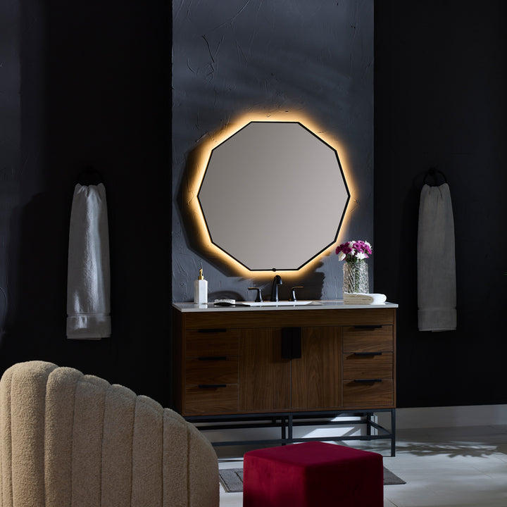 DECA 48" Lighted Mirror - Black