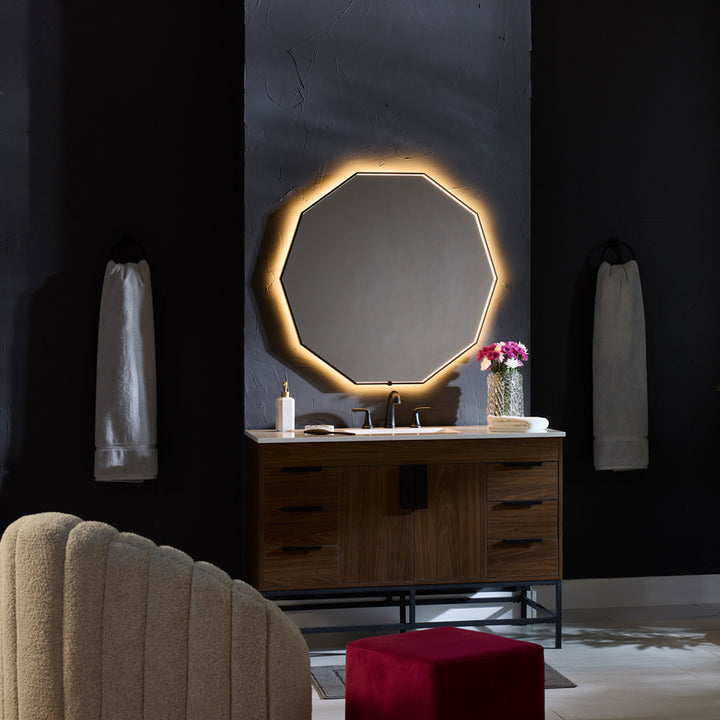 DECA 48" Lighted Mirror - Black