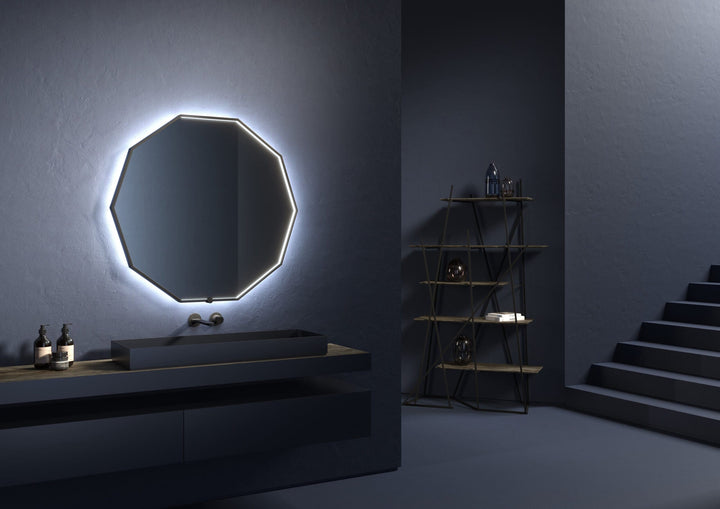 DECA 48" Lighted Mirror - Black