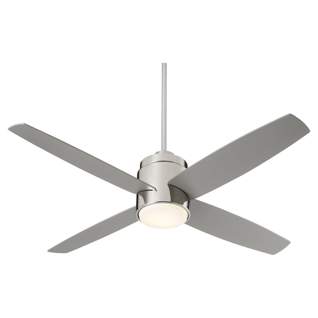 OSLO 52" Four Blade Fan - Polished Nickel