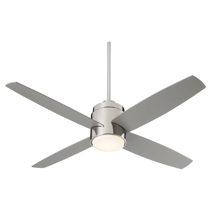 OSLO 52" Four Blade Fan - Polished Nickel