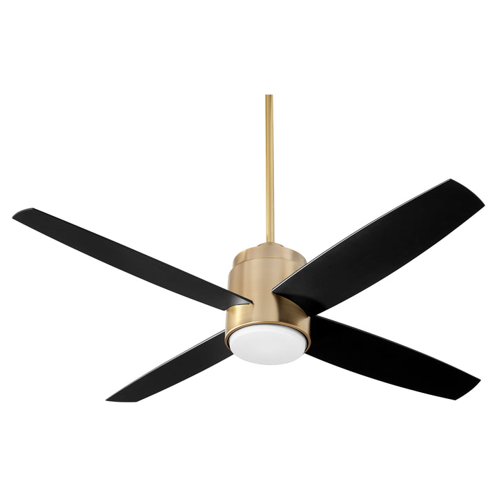 OSLO 52" Four Blade Fan - Aged Brass