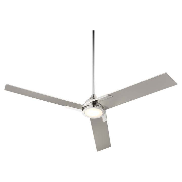 CODA 56" Three Blade Fan - Polished Nickel