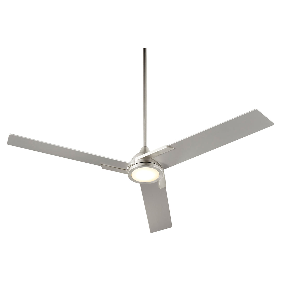 CODA 56" Three Blade Fan - Satin Nickel