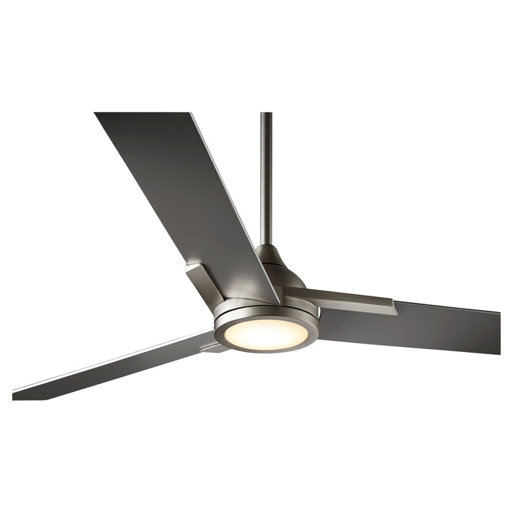 CODA 56" Three Blade Fan - Satin Nickel