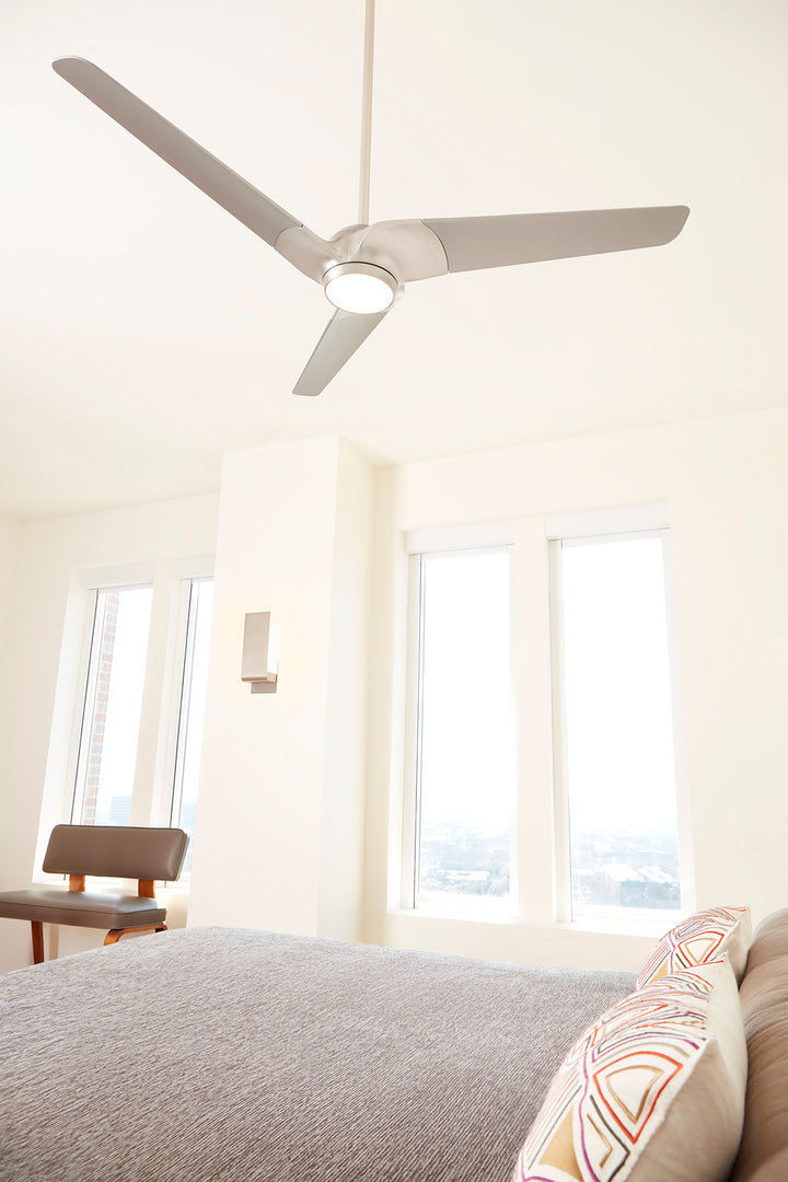 SOL 52" Three Blade Fan - Satin Nickel