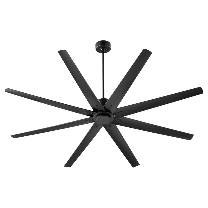 FLEET 72" Eight Blade Fan - Black & Black