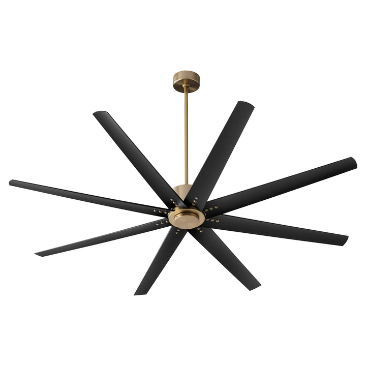 FLEET 72" Eight Blade Fan - Aged Brass